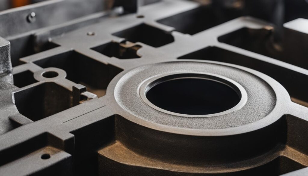 Различные виды отливок среднего и крупного железа, процесс песка смолы, время изоляции, необходимое для песчаной коробки после наличия